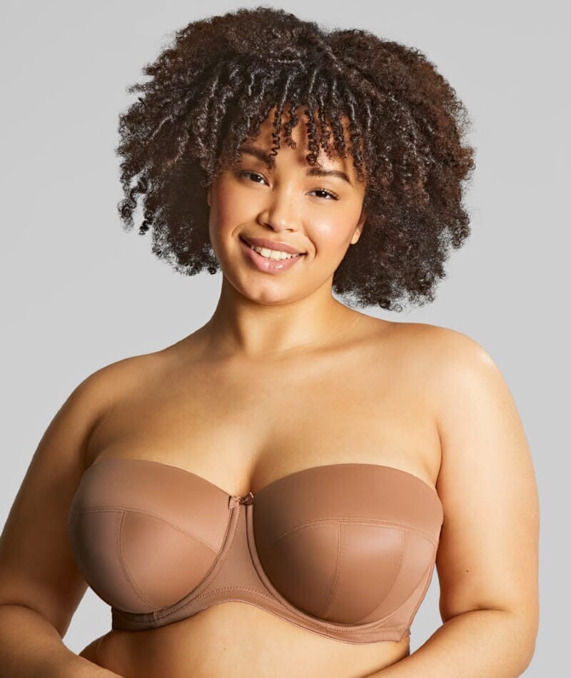 Sculptresse Dana Strapless Underwired Bra - Caramel