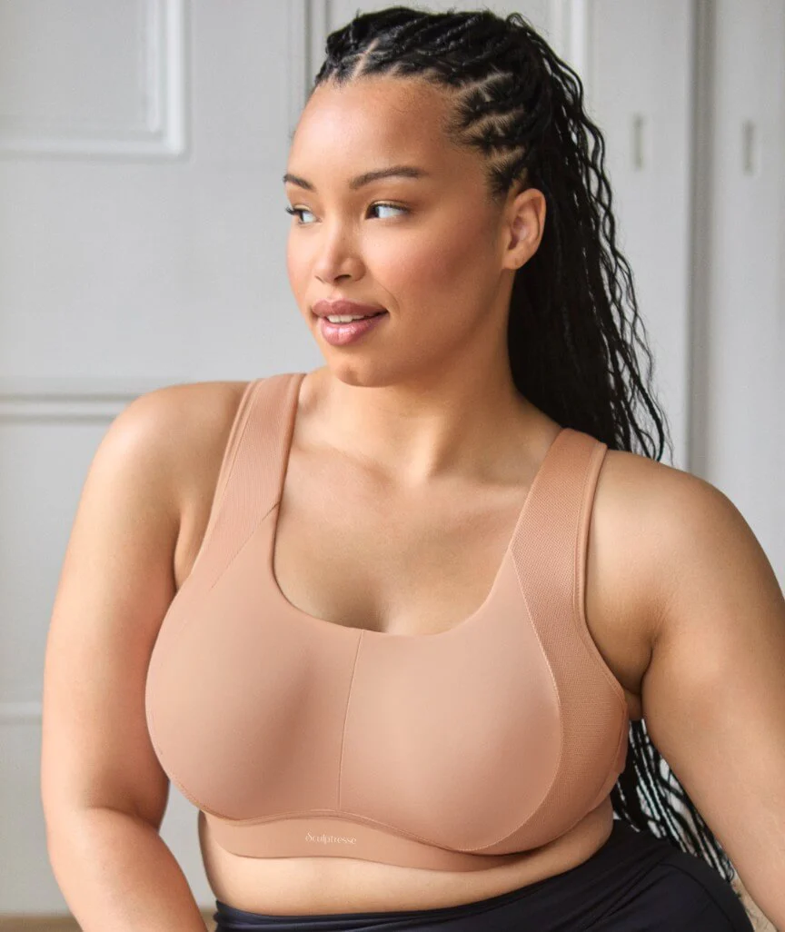 Sculptresse Thrive Non Padded Underwired Sports Bra - Dusty Rose - Image 6