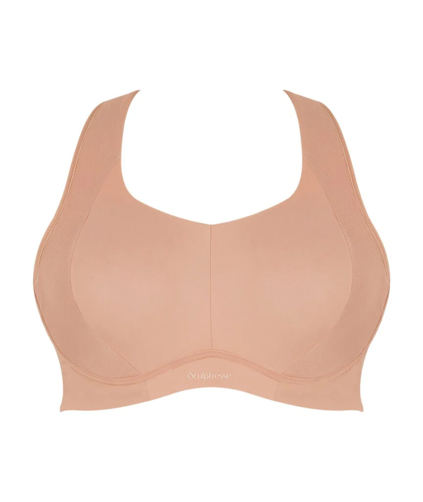 Sculptresse Thrive Non Padded Underwired Sports Bra - Dusty Rose - Image 9