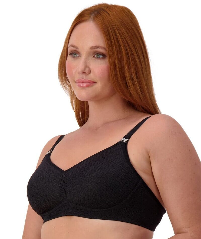 Triumph Amour Maternity Lace Padded Wire-free Bra - Black - Image 3
