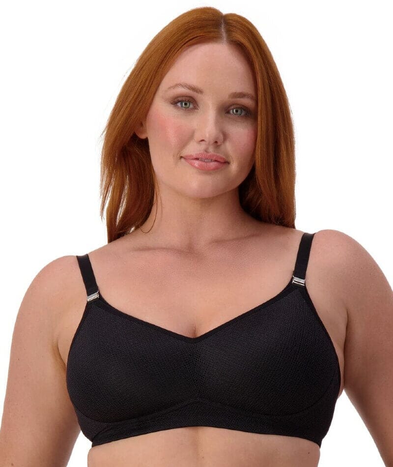 Triumph Amour Maternity Lace Padded Wire-free Bra - Black - Image 4