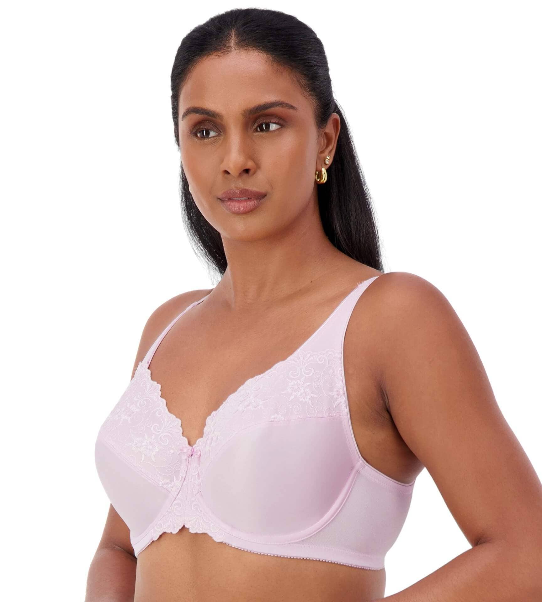 Triumph Embroidered Minimiser Bra 2 Pack - Crocus/Deep Cobalt - Image 7