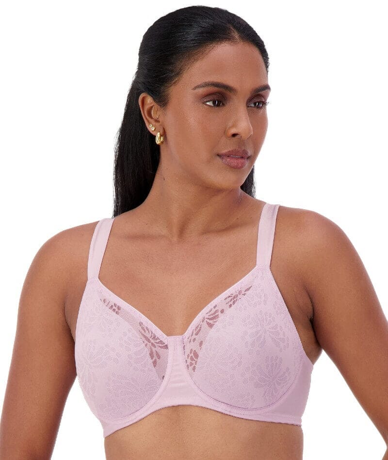 Triumph Lacy Minimizer 2 Pack Bra - Opale/Crocus - Image 7