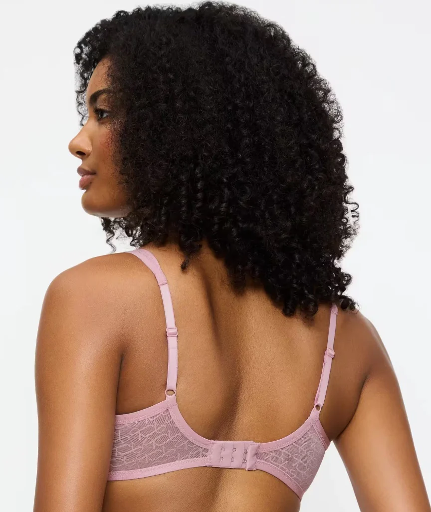 Triumph Signature Sheer Underwired Minimiser Bra - Blossom Kiss - Image 2