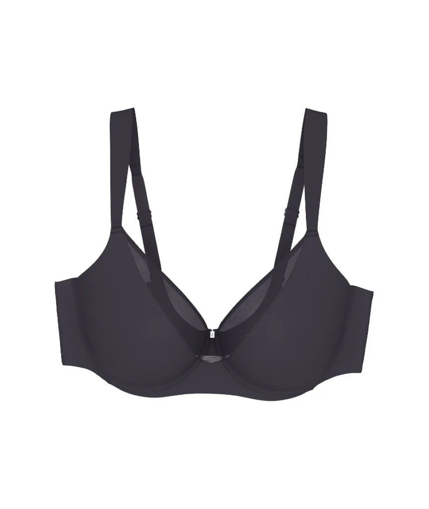 Triumph True Shape Sensation Minimiser Underwire Bra - Ink Gray - Image 6