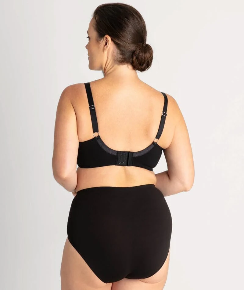 Underbliss Invisibliss Moulded Microfibre Underwire Bra 2 Pack - Black - Image 11