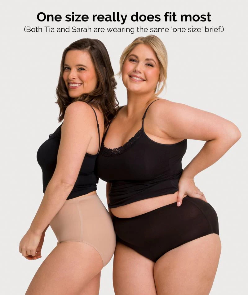 Underbliss Invisibliss No Show Seamless Full Brief - Nude - Image 7