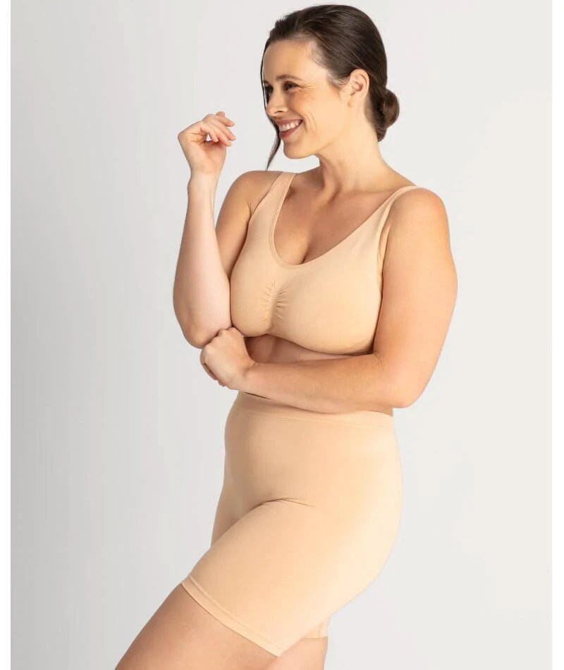 Underbliss Seamless Bamboo Blend Comfort Wire-free Bra 2 Pack - Black/Frappe - Image 21