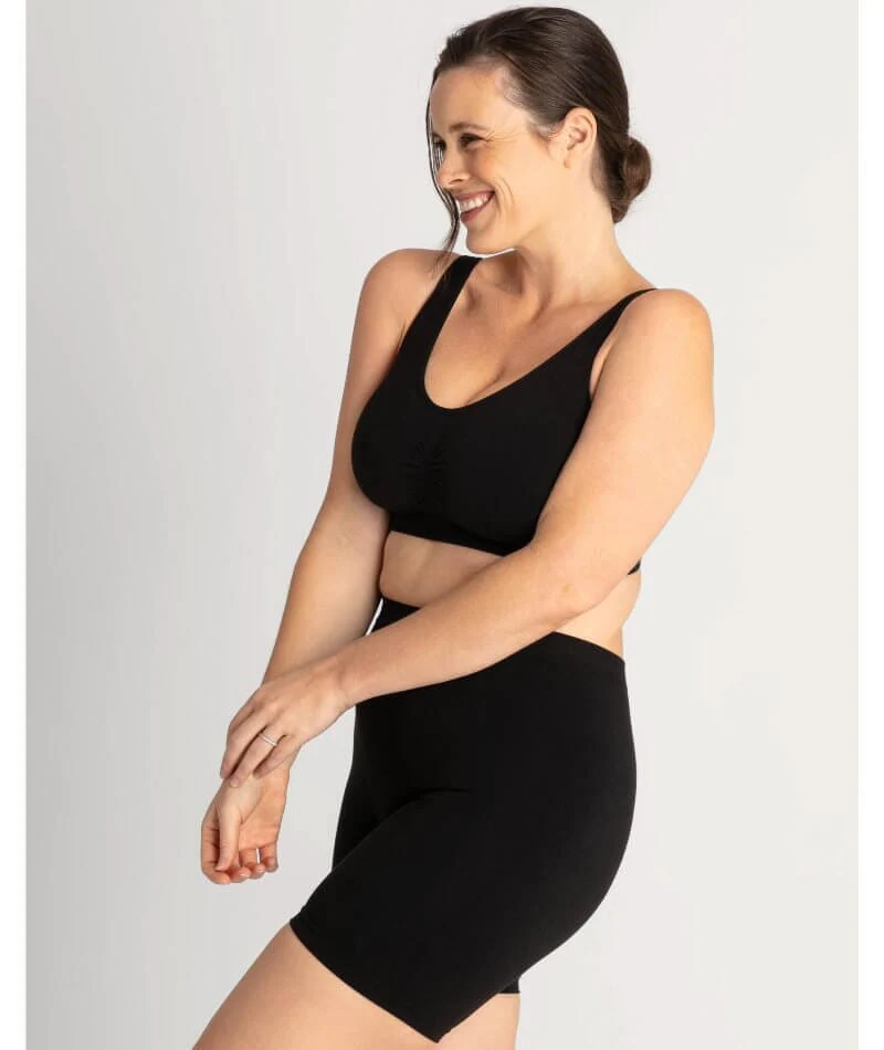 Underbliss Seamless Bamboo Blend Comfort Wire-free Bra 2 Pack - Black/Frappe - Image 23