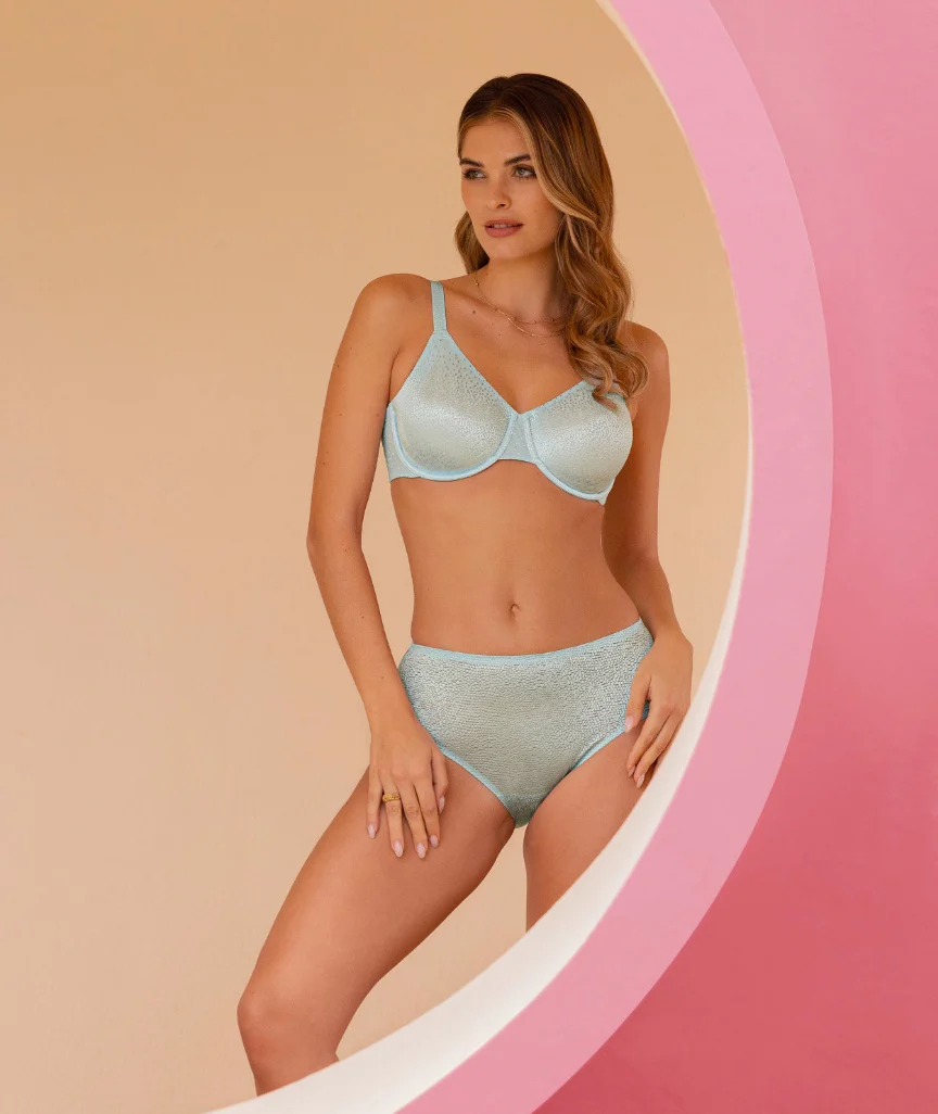 Wacoal Back Appeal Underwired Bra - Soft Sky - Image 7