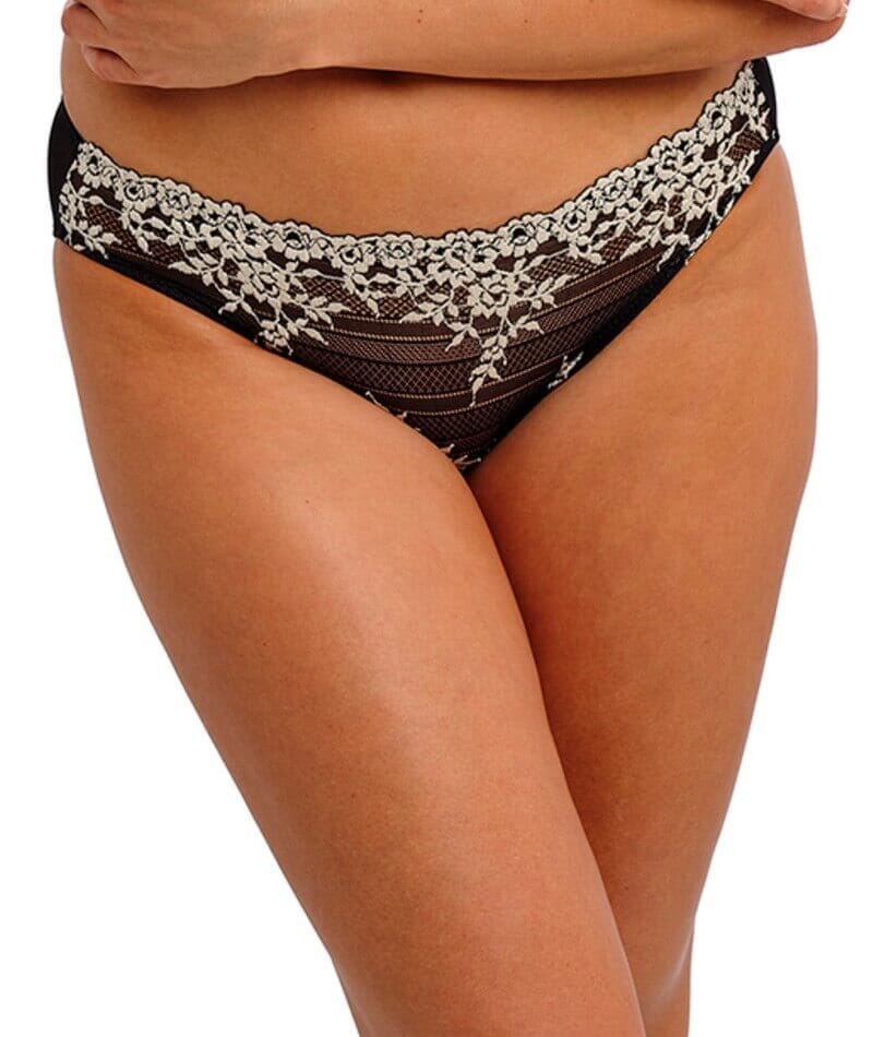 Wacoal Embrace Lace Bikini Brief - Black