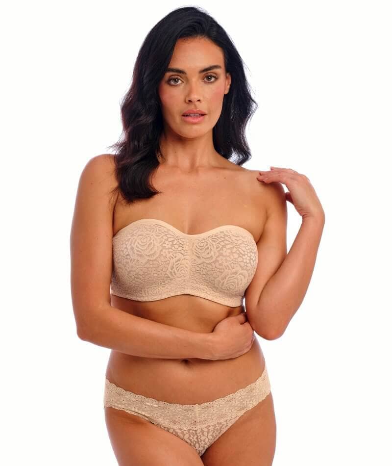 Wacoal Halo Lace Strapless Bra 2 Pack - Nude/Black - Image 12