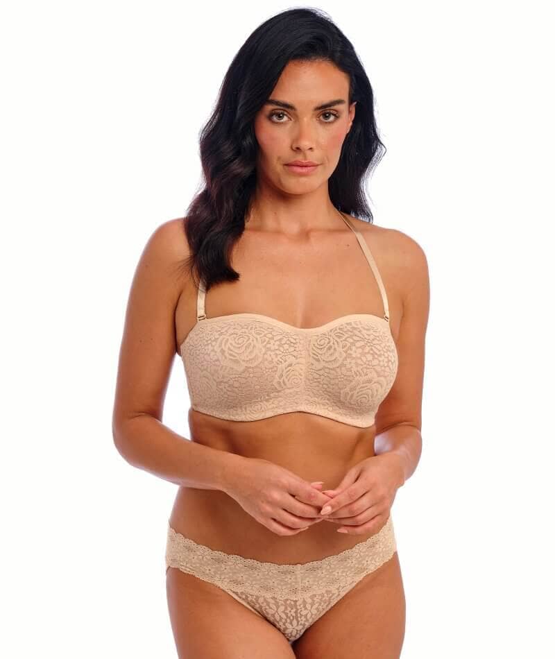 Wacoal Halo Lace Strapless Bra 2 Pack - Nude/Black - Image 14